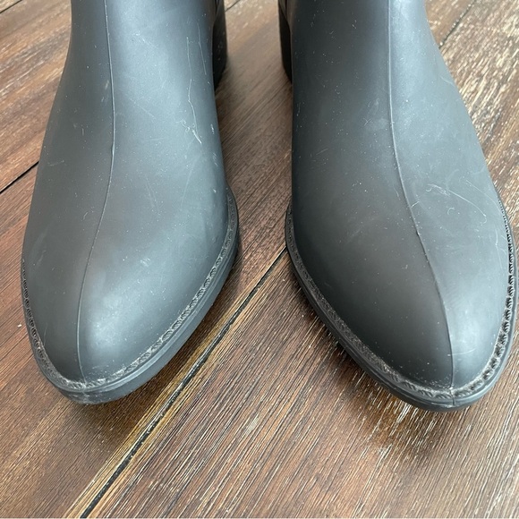 Jeffrey Campbell Havana Last Stormy Matte Point Toe Chelsea Rain Boot Women’s 7 - Picture 4 of 13